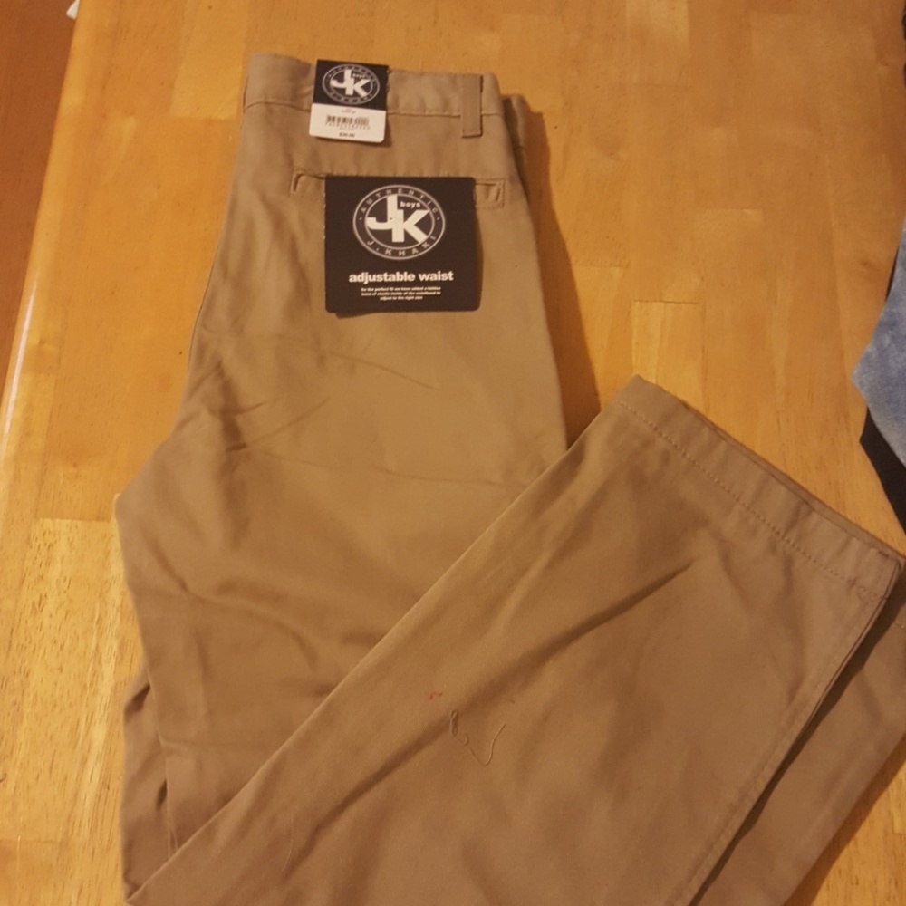 Boy's Rugged Tan Khaki Pants New w/ Tags!!